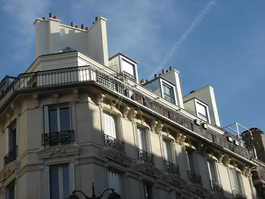 Toiture et façade achevées