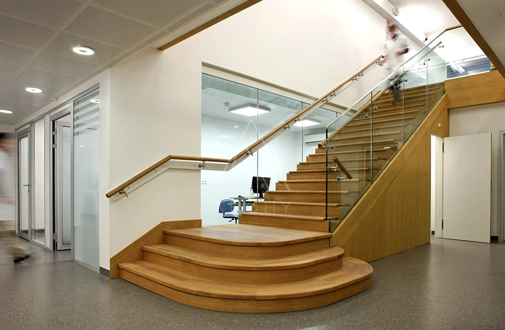 Escalier achevé