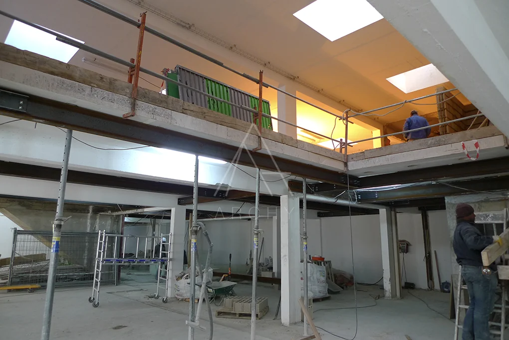 Circulation haute en chantier