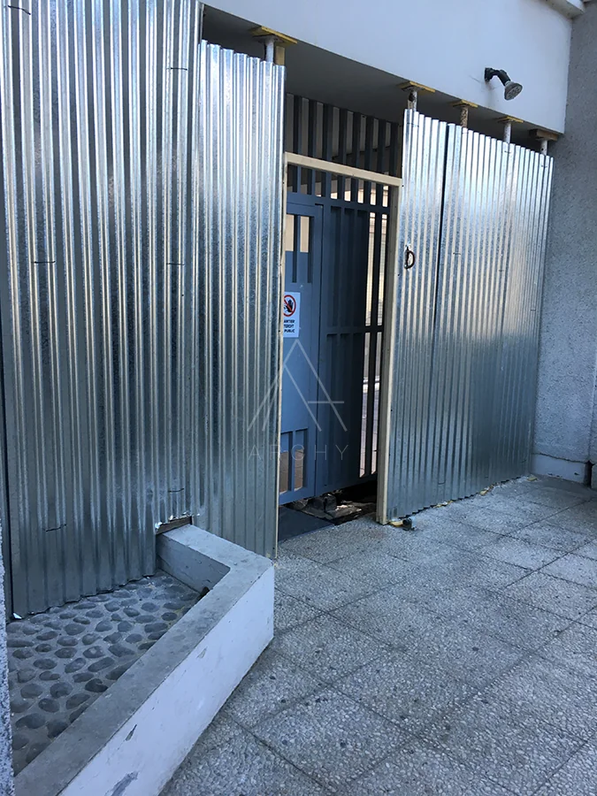 Accès extérieur achevé