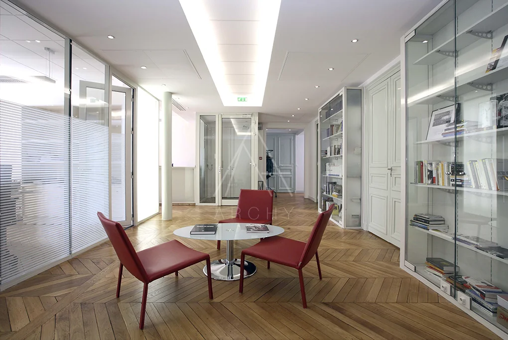 Accueil et bureaux achevés