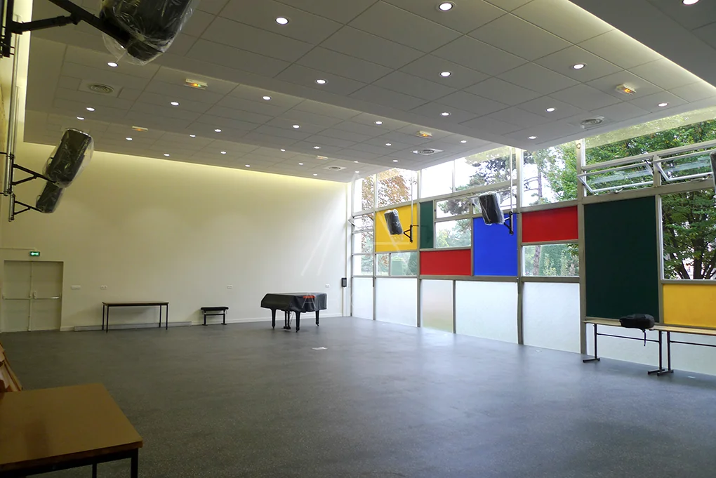 Salle de spectacle achevée