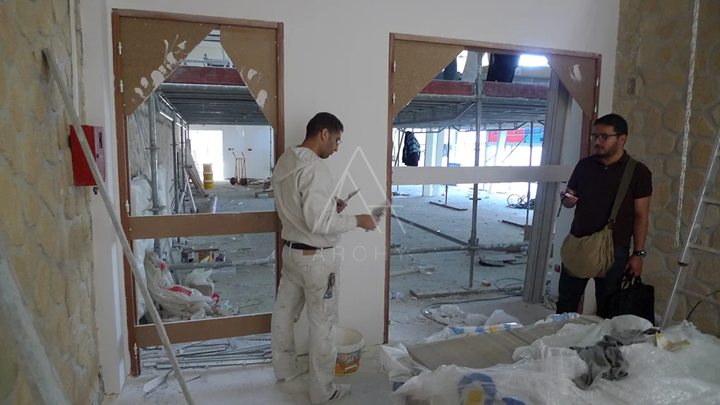 Menuiseries en chantier