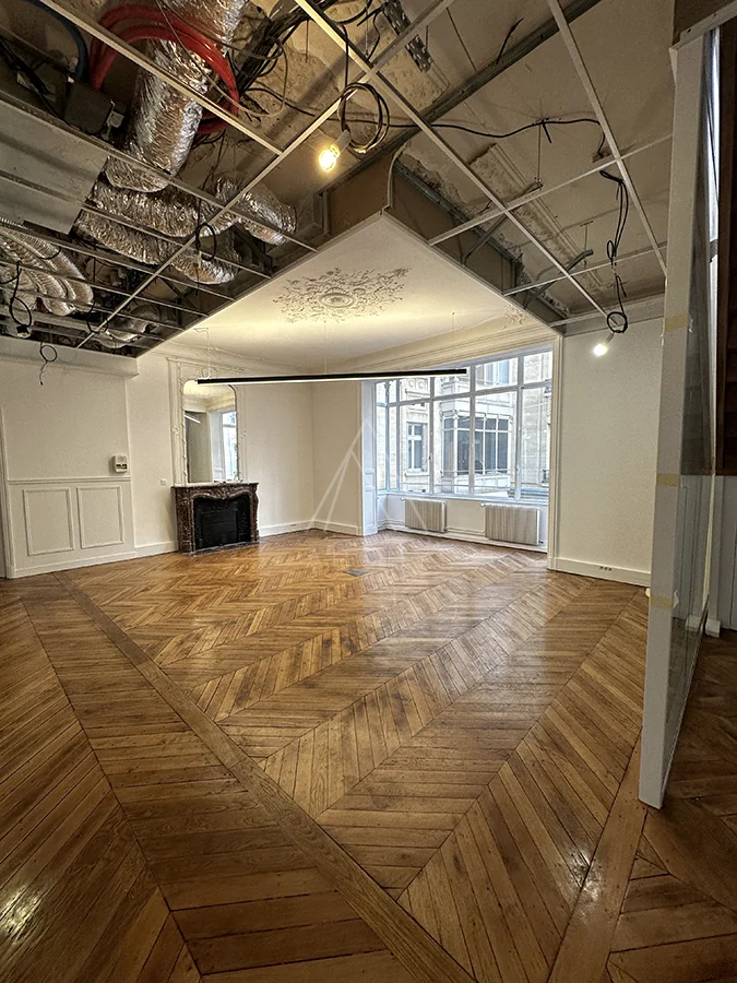 Réseaux apparents en chantier