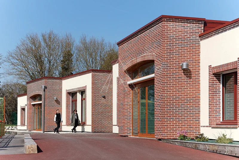 Façade de l’unité achevée
