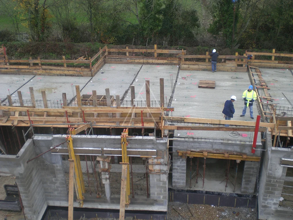 Structure en cours de construction